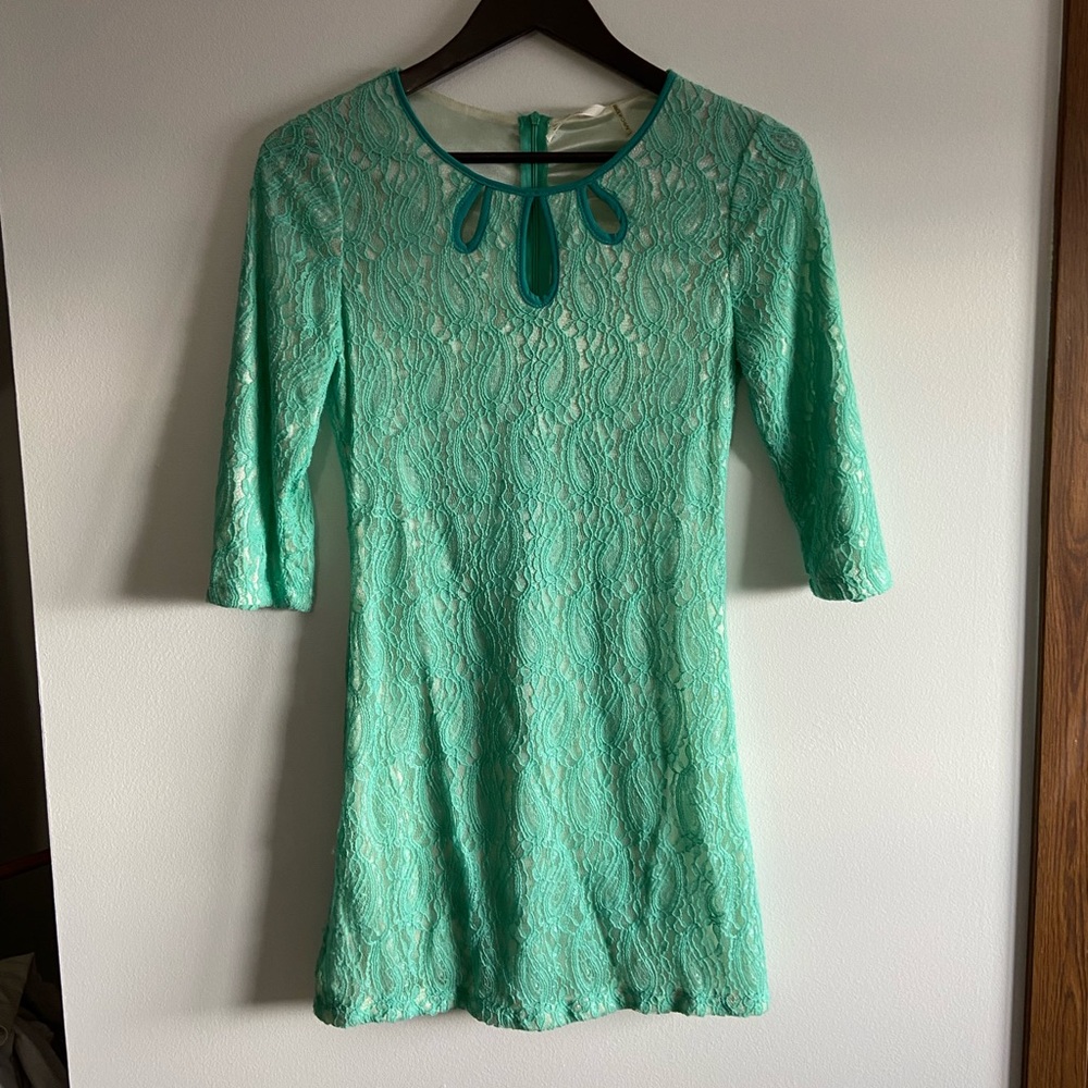 Si Style Turquoise Dress